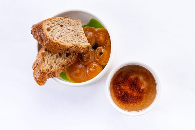 Печень из индейки с тыквенным конфитюром