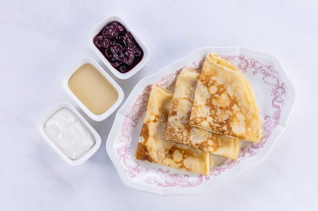 Классические пшеничные блины, 3 шт.