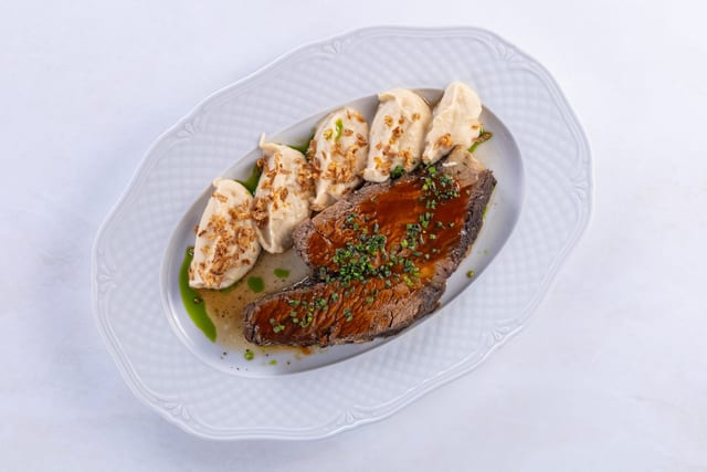 Брискет из копчёной говяжьей грудинки