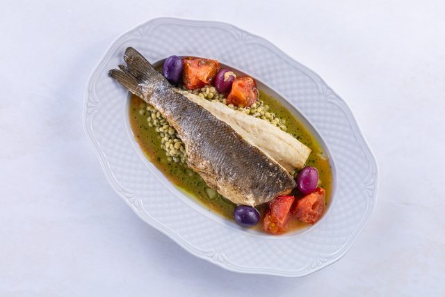 Сибас с птитимом